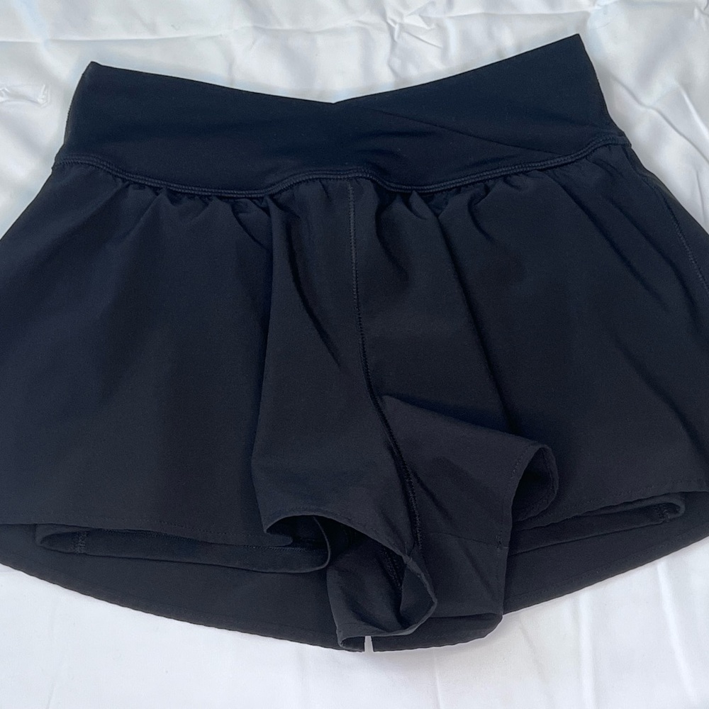 Yogalicious Black‎ Athletic Shorts for Women